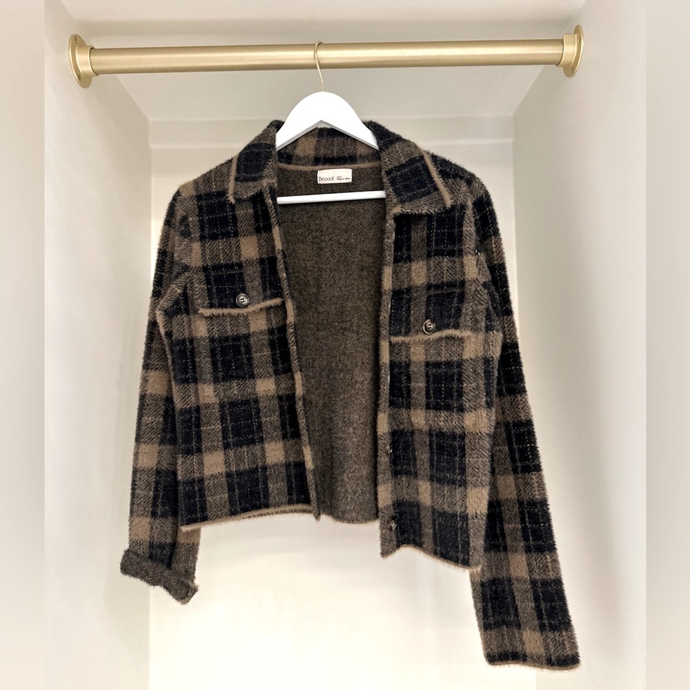 Cropped Shirt Jacket